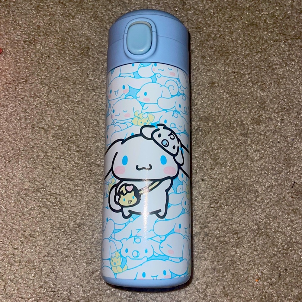 Cinnamoroll Sanrio water bottle& tote bag